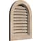 Ekena Millwork Round Top Gable Vent Primed, Functional, Pine Gable Vent w/ Brick Mould Face Frame, 12"W x 20"H GVWRT12X2000SFPPI - alternate 2